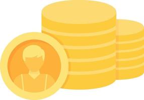 Coins Creative Icon Design vector