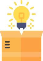 Think Out Of The Box Creative Icon Design vector