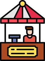 Ticket Office Creative Icon Design vector