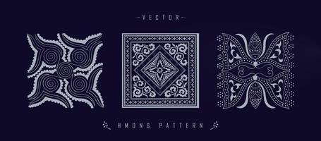 Chinese traditional art patterns vector