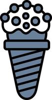 Ice Cream Cone Creative Icon Design vector