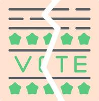 Ballot Creative Icon Design vector