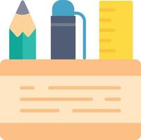 Pencil Case Creative Icon Design vector