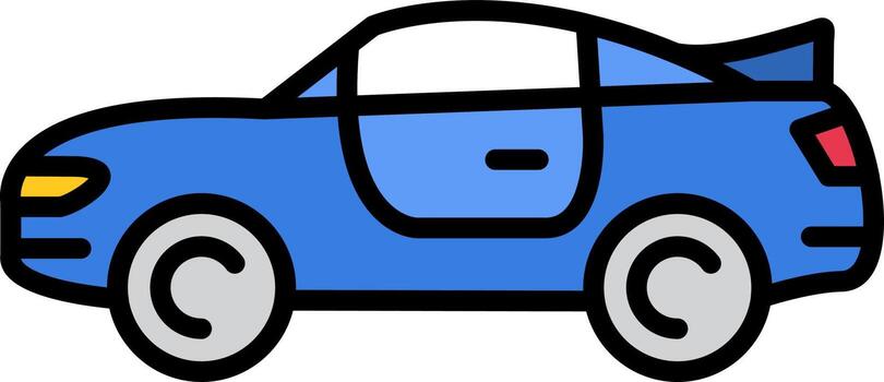 diseño de icono creativo cupé vector