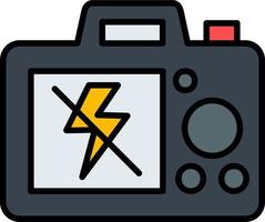 No Flash Creative Icon Design vector