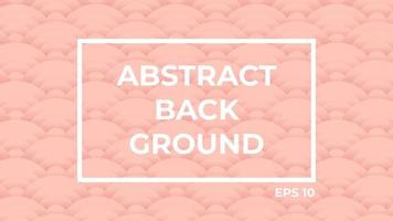 Abstract pink wave wavy asian eastern pattern style vector background with layered circle object