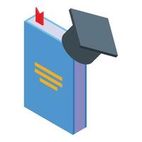 Book education icon isometric vector. Learn course vector