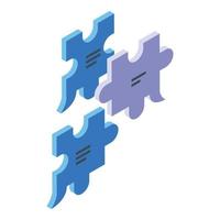 Strategy online icon isometric vector. Business data vector