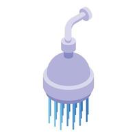 Bathroom shower head icon isometric vector. Bath spray vector