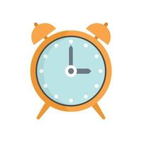 Alarm clock repair icon flat isolated vector