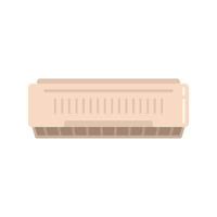 Room air conditioner icon flat isolated vector