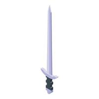 Sword icon isometric vector. Medieval history vector