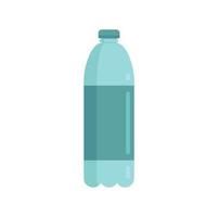 Survival water bottle icon flat isolated vector