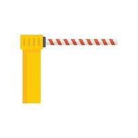 Control barrier icon flat isolated vector