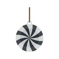 Relaxation pendulum icon flat isolated vector