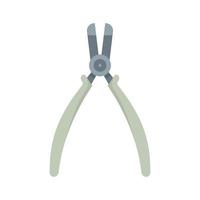 Forceps icon flat isolated vector