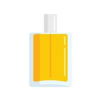 Duty free perfume bottle icon flat isolated vector