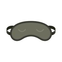 Sleep mask icon flat isolated vector