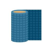 Floor linoleum icon flat isolated vector