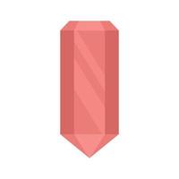 Gem icon flat isolated vector