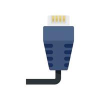 Internet cable icon flat isolated vector