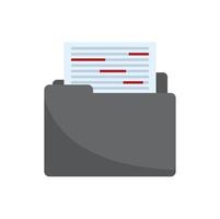 icono de editor de resumen vector aislado plano