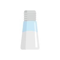 Salt pot icon flat isolated vector