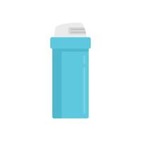 Men shaving foam icon flat isolated vector