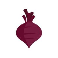 Vitamin beet icon flat isolated vector