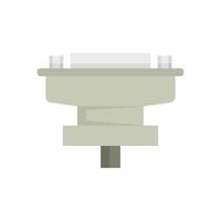 Adapter icon flat isolated vector