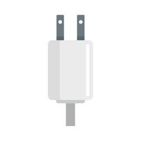 Tablet charger icon flat isolated vector