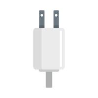 Tablet charger icon flat isolated vector