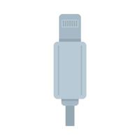 Light cable adapter icon flat isolated vector