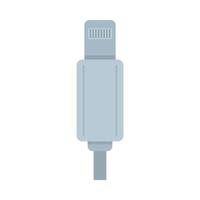 Light cable adapter icon flat isolated vector