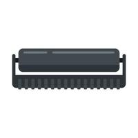 Roll toner icon flat isolated vector