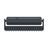 Roll toner icon flat isolated vector