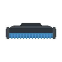 Digital cartridge icon flat isolated vector