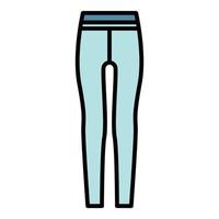 Tights icon color outline vector