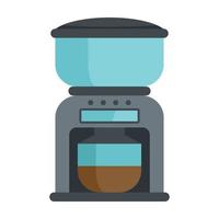 Coffee machine icon flat isolated vector