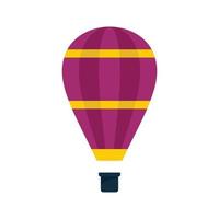 Design air balloon icon flat isolated vector