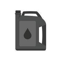 Motor oil icon flat isolated vector