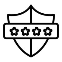 Screen verification icon outline vector. Login code vector