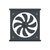 Ventilator icon flat isolated vector