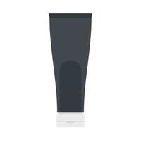 Conditioner creme tube icon flat isolated vector