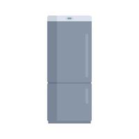 Fridge icon flat isolated vector