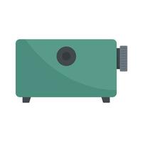 Film projector equipment icon flat isolated vector