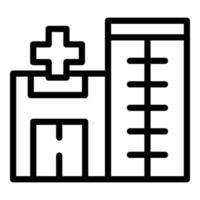 Medical hospital icon outline vector. Xray equipment vector