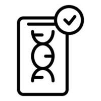 Chemical clipboard icon outline vector. Chemistry test vector