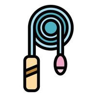 Endoscope pipeline icon color outline vector
