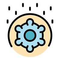Antibacterial icon color outline vector